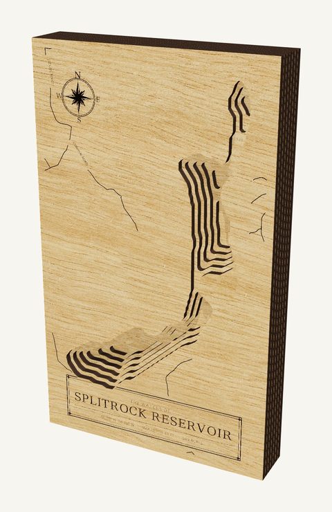 Splitrock Reservoir wood map
