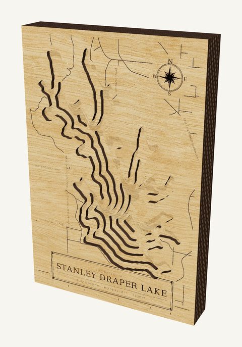 Stanley Draper Lake wood map