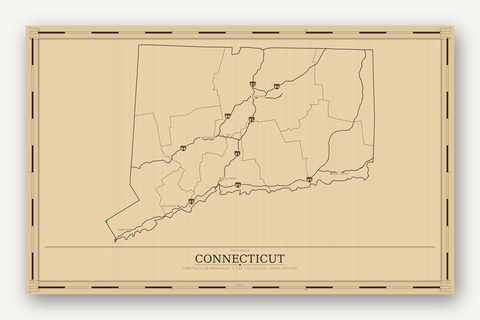 Connecticut map