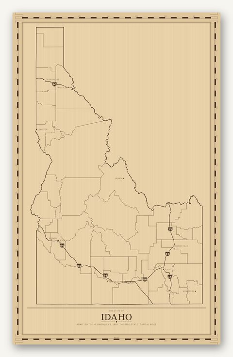 Idaho map