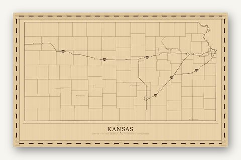 Kansas map