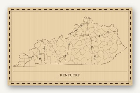 Kentucky map