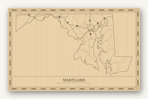 Maryland map