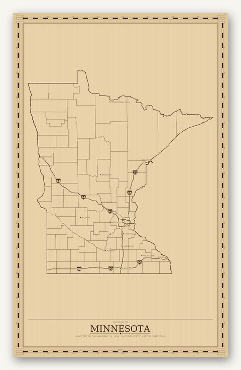 Minnesota map