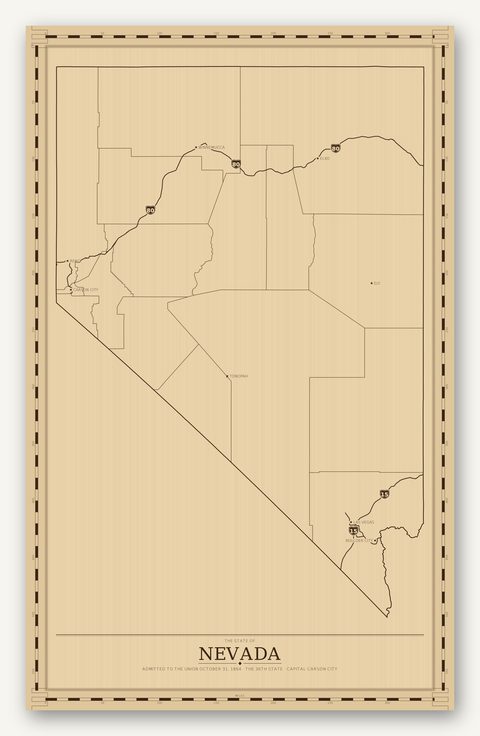 Nevada map
