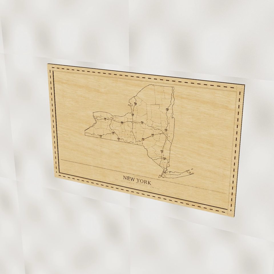 New York map, hero view