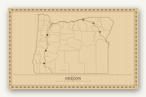 Oregon map