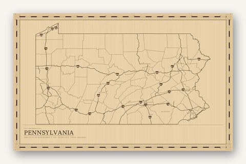Pennsylvania map