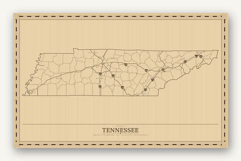 Tennessee map