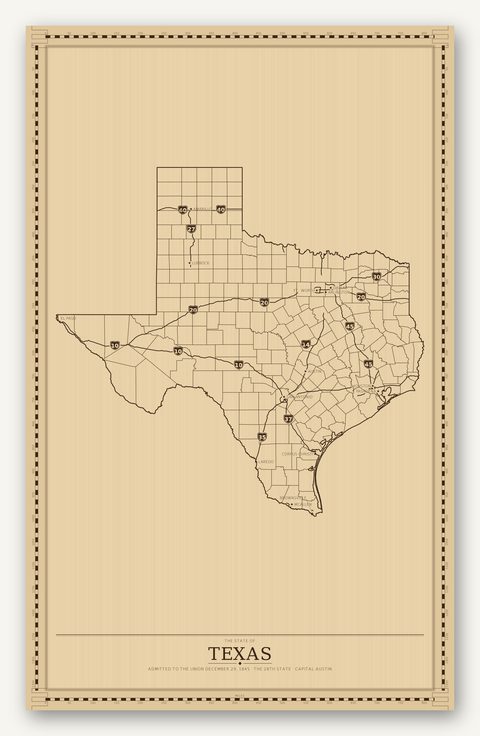 Texas map