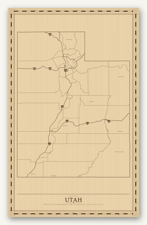 Utah map