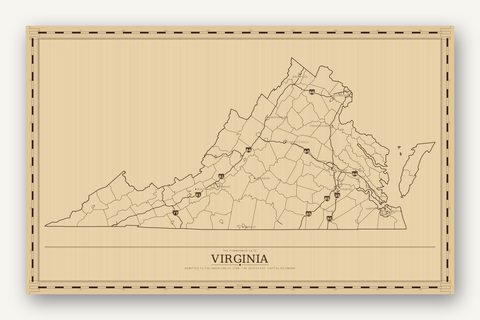 Virginia map