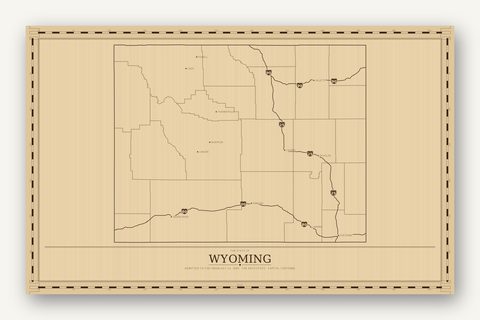 Wyoming map