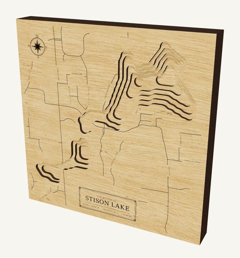 Stison Lake wood map