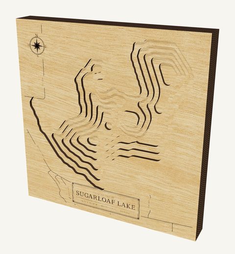 Sugarloaf Lake wood map