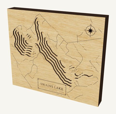 Swains Lake wood map