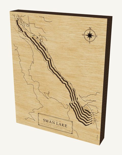 Swan Lake wood map