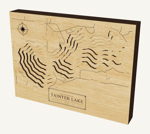 Tainter Lake wood map