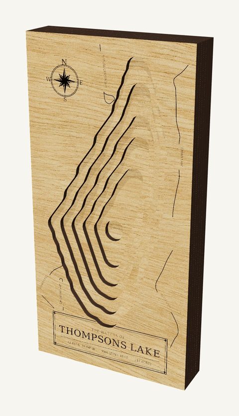 Thompsons Lake wood map