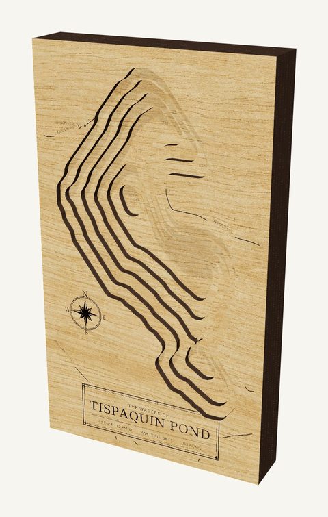 Tispaquin Pond wood map