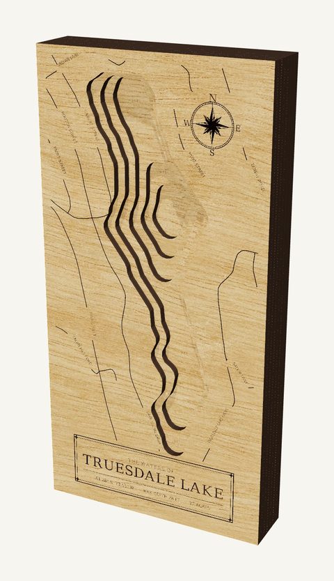 Truesdale Lake wood map
