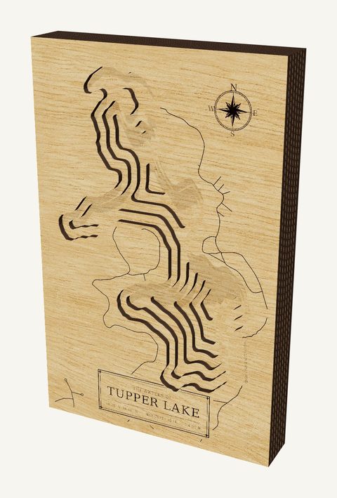 Tupper Lake wood map