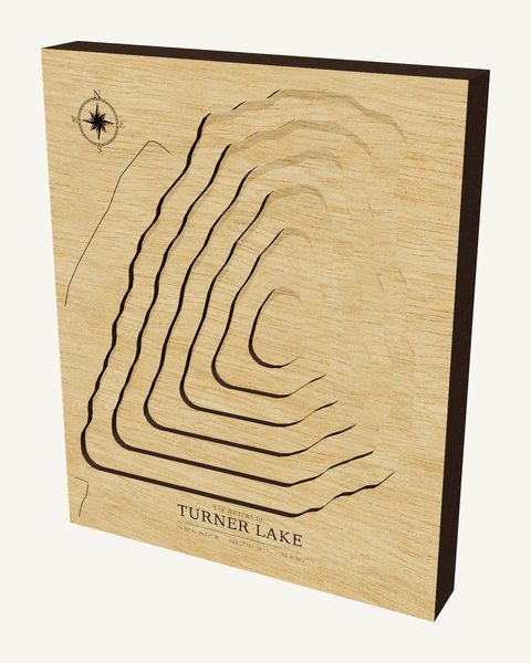 Turner Lake wood map