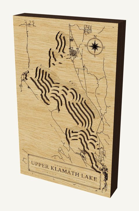 Upper Klamath Lake wood map