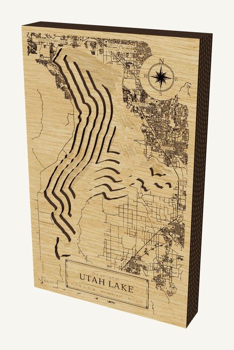Utah Lake wood map