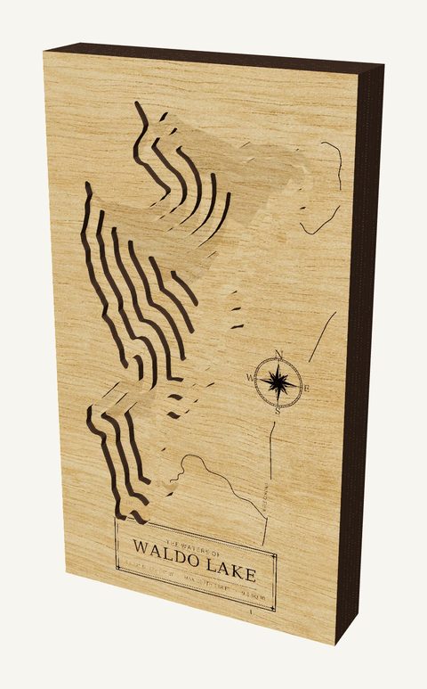 Waldo Lake wood map