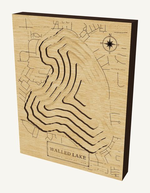 Walled Lake wood map