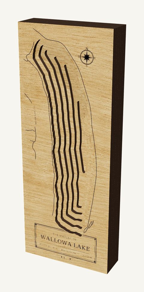 Wallowa Lake wood map