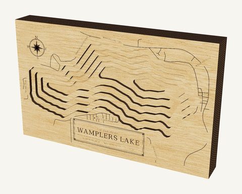 Wamplers Lake wood map