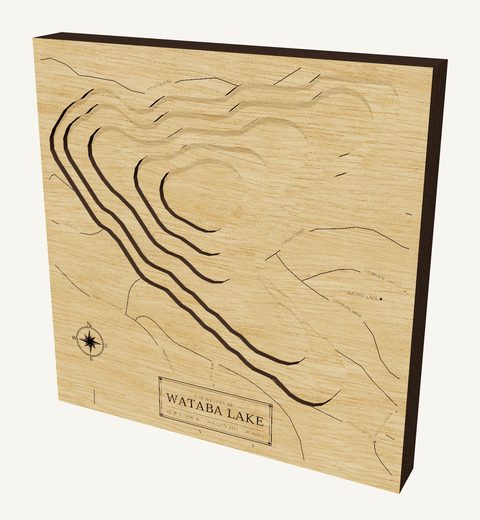 Wataba Lake wood map
