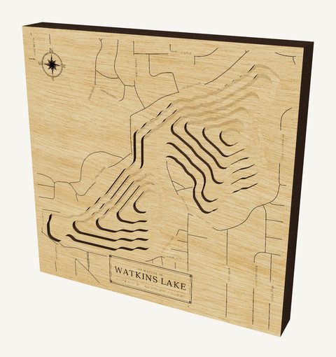 Watkins Lake wood map
