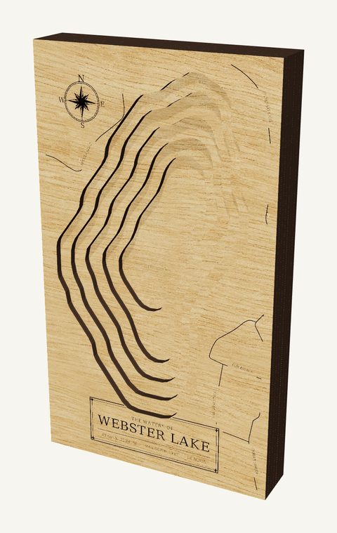 Webster Lake wood map