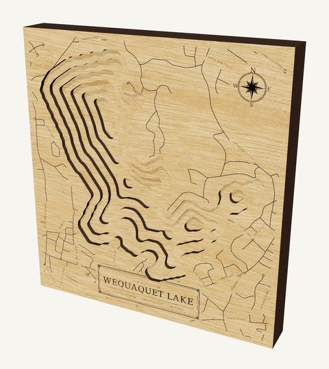 Wequaquet Lake wood map