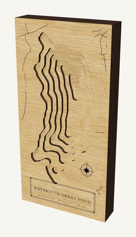 Weymouth Great Pond wood map