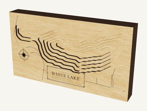 White Lake wood map