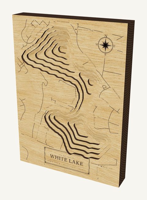 White Lake wood map