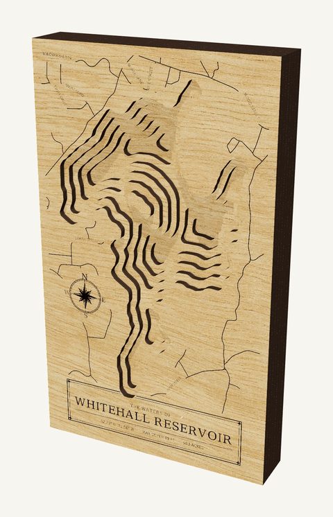 Whitehall Reservoir wood map