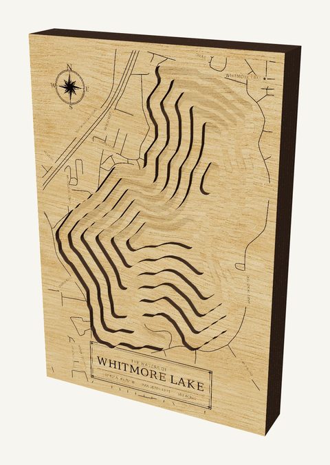 Whitmore Lake wood map