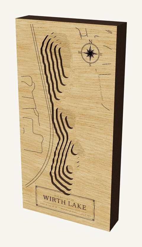 Wirth Lake wood map