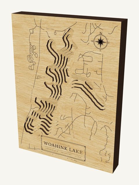 Woahink Lake wood map