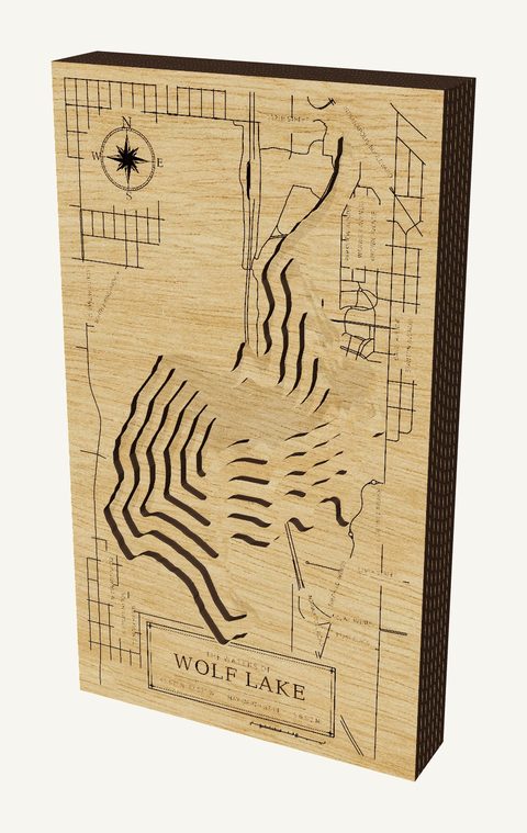 Wolf Lake wood map