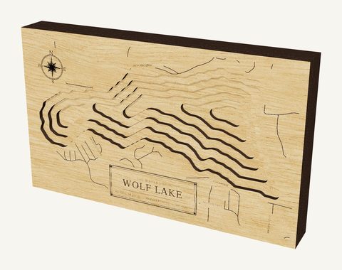 Wolf Lake wood map