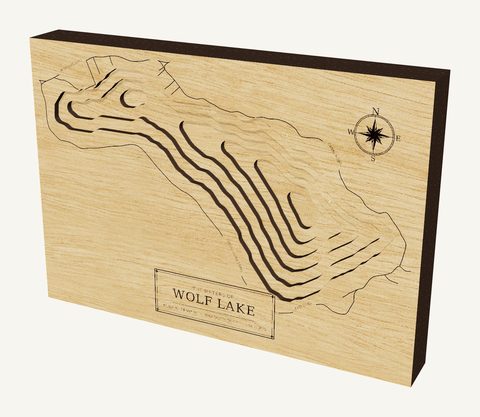 Wolf Lake wood map