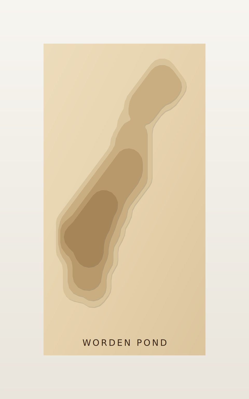 Worden Pond 3D wood map, preview view