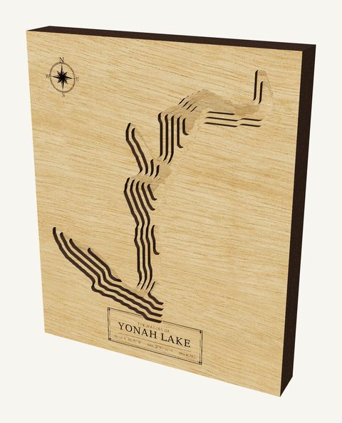 Yonah Lake wood map